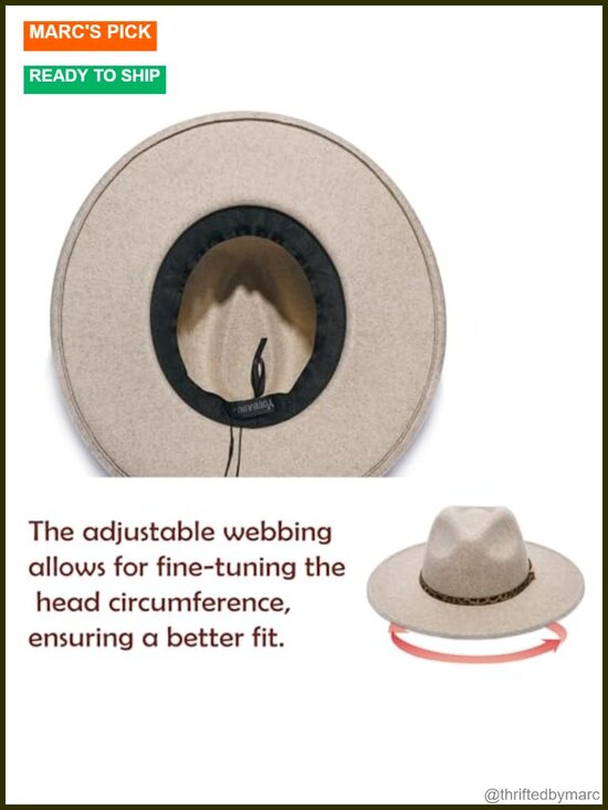 Wide Brim Fedora Hat, Faux Wool Felt with Animal Print Band, Classic Western main image 6